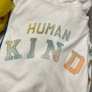 Large Old Navy Human Kind T Shirt